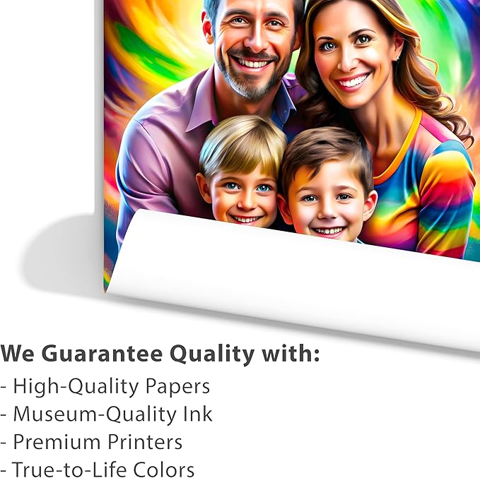 Smile Art Design Create Your Own Custom Poster Print with Your Photo/Image, Personalized Photo Print, Custom Poster for Wall Art Decor - 14x22 inches
