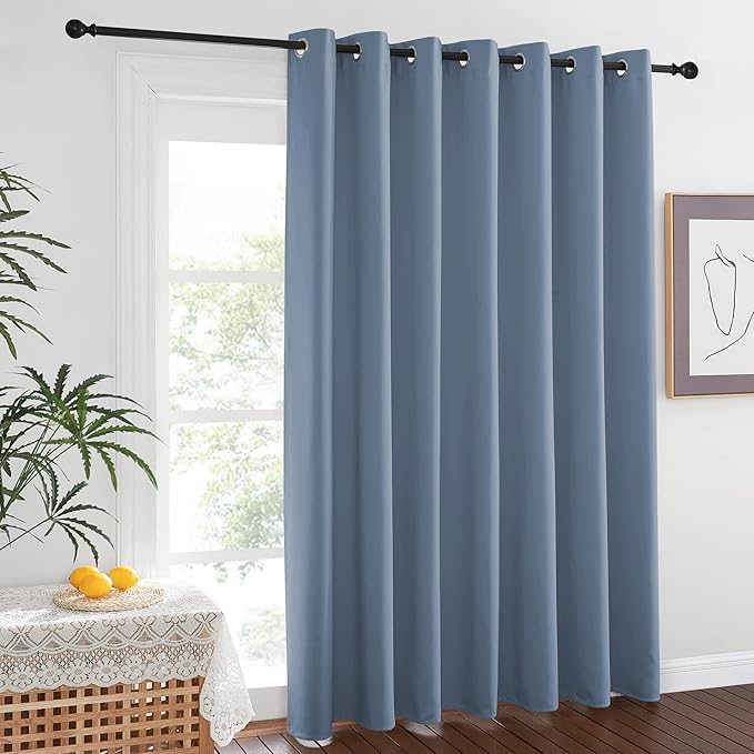 NICETOWN Closet Door Curtain, Room Separator Heavy Curtains Screens Partitions