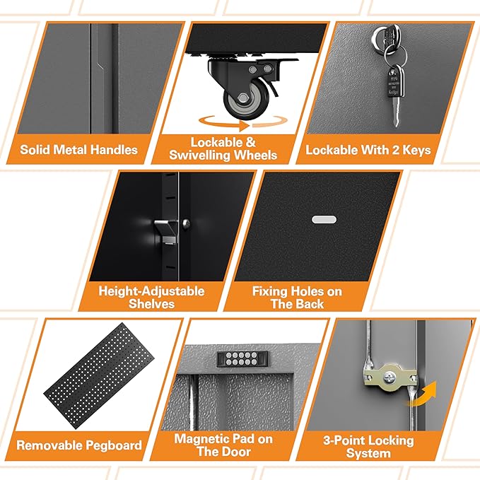 Metal Garage Storage Cabinet