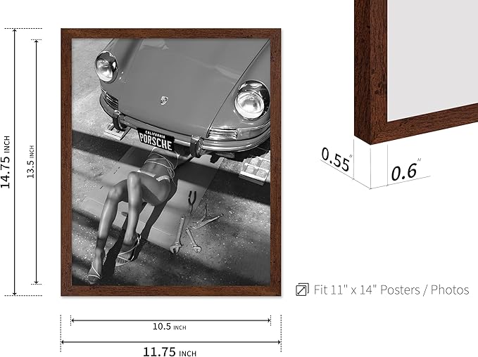 Poster Master Woman Under Classic Car Poster