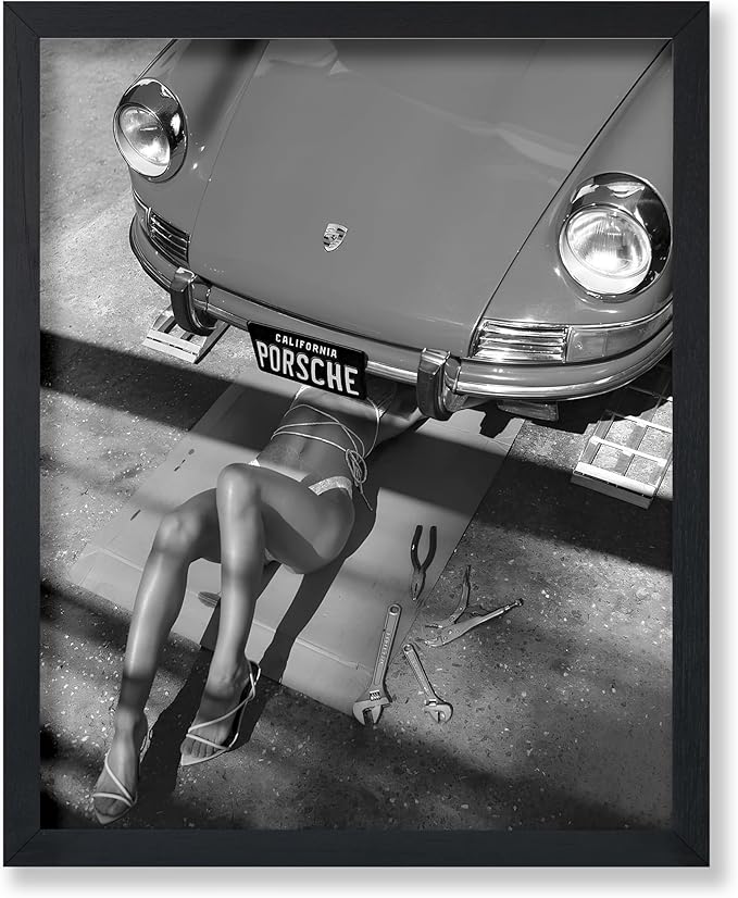 Poster Master Woman Classic Car Poster