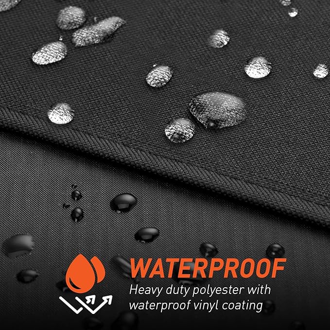 Outdoor Grill Cover Compatible with Traeger 20 and Rec Tec Bullseye - Heavy Duty Pellets Smoker Cover for Tailgater Grill Accessories