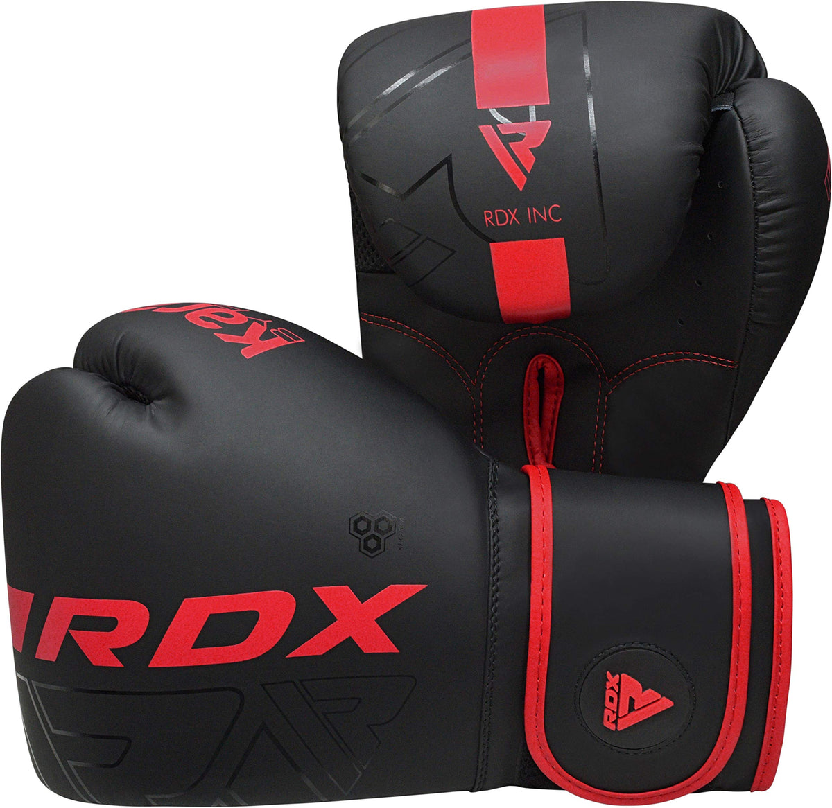 RDX Boxing Gloves, Pro Training Sparring, Maya Hide Leather, Muay Thai MMA Kickboxing, Men Women Adult, Heavy Punching Bag Focus Mitts Pads Workout, Ventilated Palm, Multi Layered, 8 10 12 14 16 18 Oz