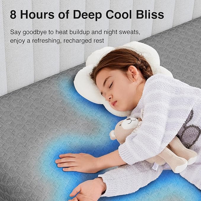 Novilla 6 Inch Twin Mattress in a Box, Cooling Twin Memory Foam Mattress for Pressure Relieving, Supportive Foam & Breathable Fabric, CertiPUR-US Certified Bed Mattresses for Kid & Adult