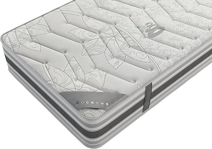 Sweet Home Stores Meditate 12" Twin Hybrid Mattress – Firm Support, Pocket Coils, Fiberglass-Free, CertiPUR-US® Certified, Reduced Heat Build Up, Antistatic Cover, Made in USA, Bed in a Box