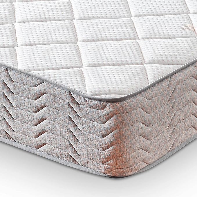 Sweet Home Stores Salia 12" Full Hybrid Mattress – Medium Firm Support, Rock Salt-Infused Cover, Motion-Isolating Pocket Coils, CertiPUR-US® Certified, Fiberglass-Free, Made in USA, Bed in a Box