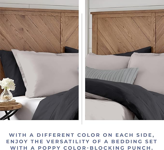 Kotton Culture 1 Pc Queen Size Duvet Cover Only -100% Egyptian Cotton Sateen 600 TC Ultra Soft Premium Durable Comforter Cover Zipper Closure & Corner Ties (Blended Grey, Queen/Full 90" X 90")