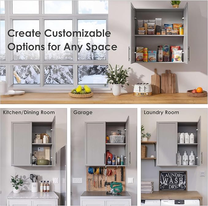 FIMELLO 59" Wall Cabinets for Laundry Room