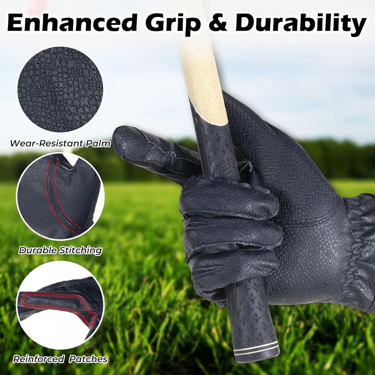 Skiennix Women's Golf Gloves - Durable & Breathable Design | Perfect Gift for Golfing Ladies