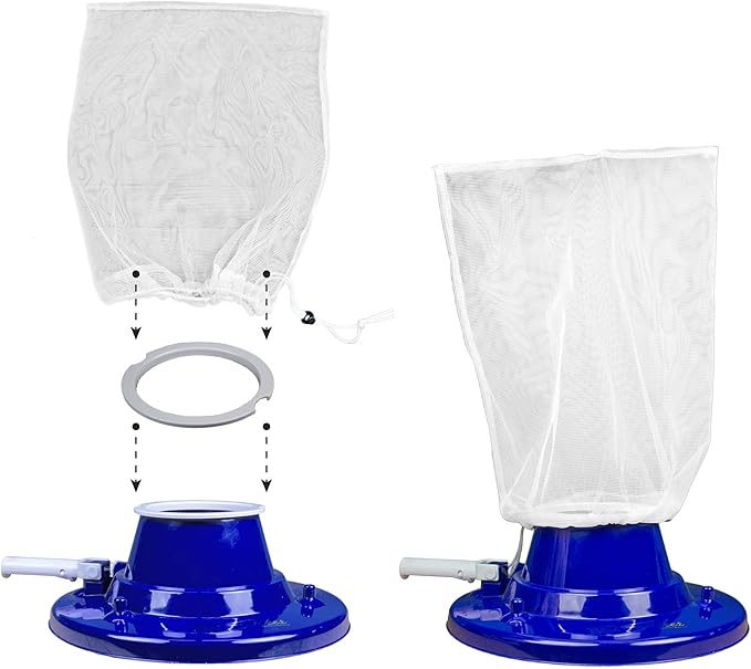 Poolmaster 28822 Deluxe Mesh All-Purpose Replacement Swimming Pool and Spa Vacuum Bag, White