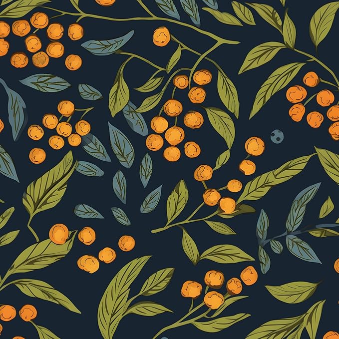 BOKEBEVE Boho Wallpaper Peel and Stick Floral Contact Paper Leaves Wall Paper