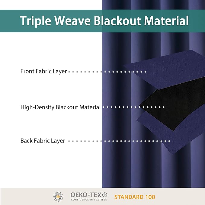 BONZER Room Divider Curtain Total Privacy Wall Wide Thermal Insulated Blackout
