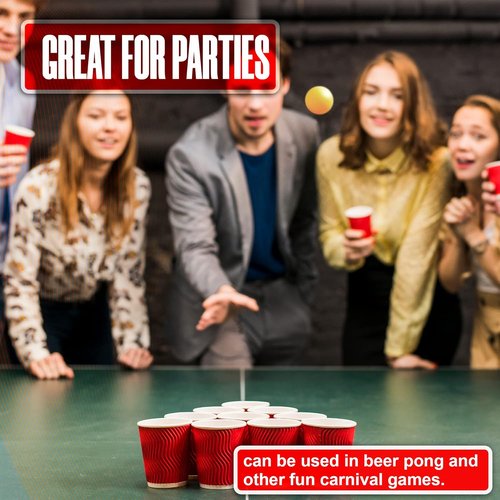 D-Xam Ping Pong Balls - 15 Pack Official 40mm High Bounce Table Tennis Balls | Durable ABS for Training & Practice