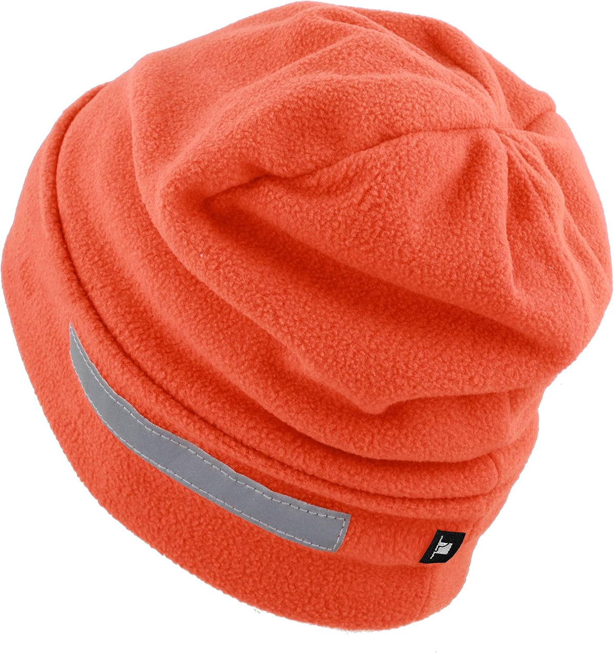 The Hat Depot Fleece Winter Functional Beanie Hat Cold Weather-Reflective Safety for Everyone Performance Stretch