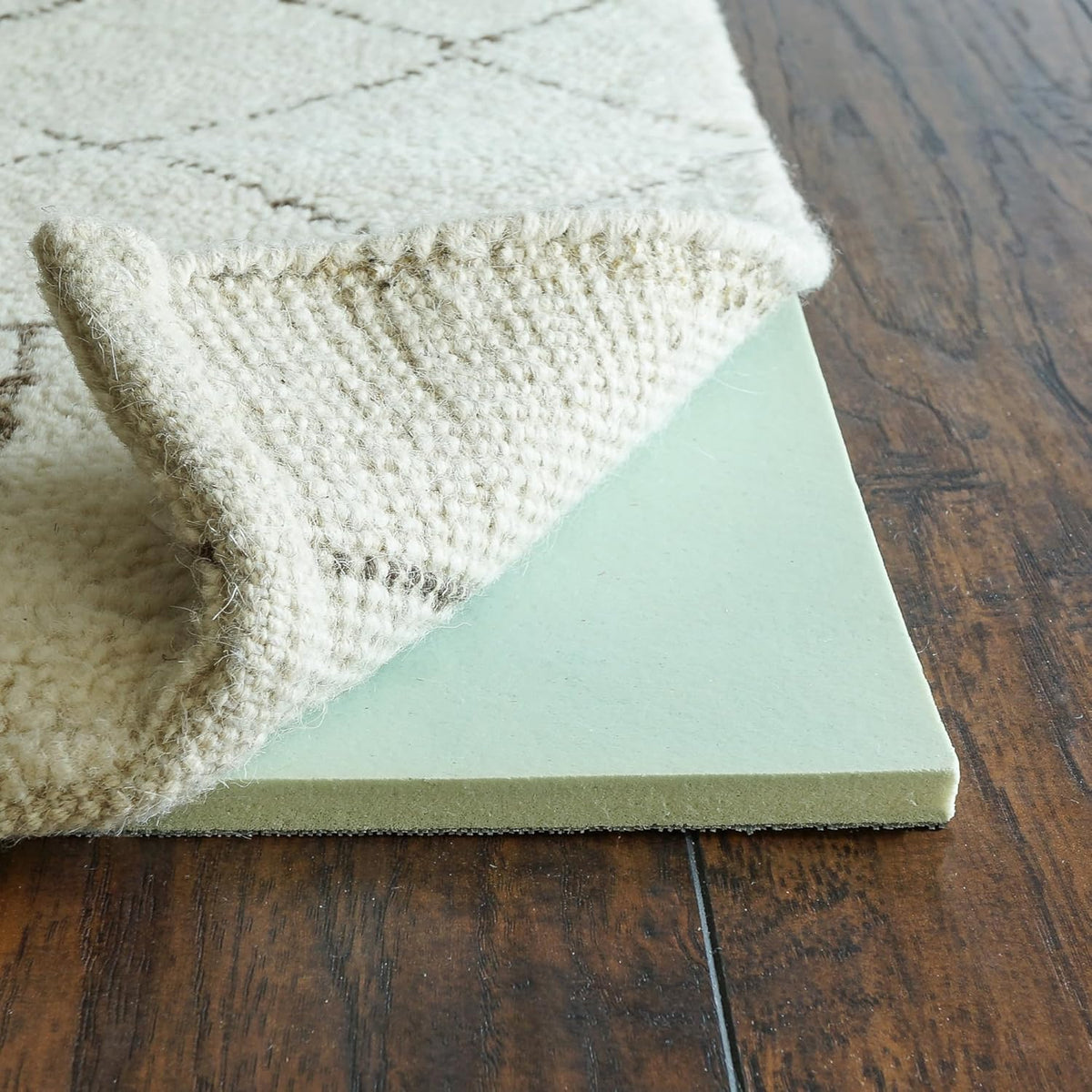 RUGPADUSA - Cloud Comfort Memory Foam - 8'x12' - 7/16" Thick - Luxurious Cushioned Rug Pad - Water Resistant