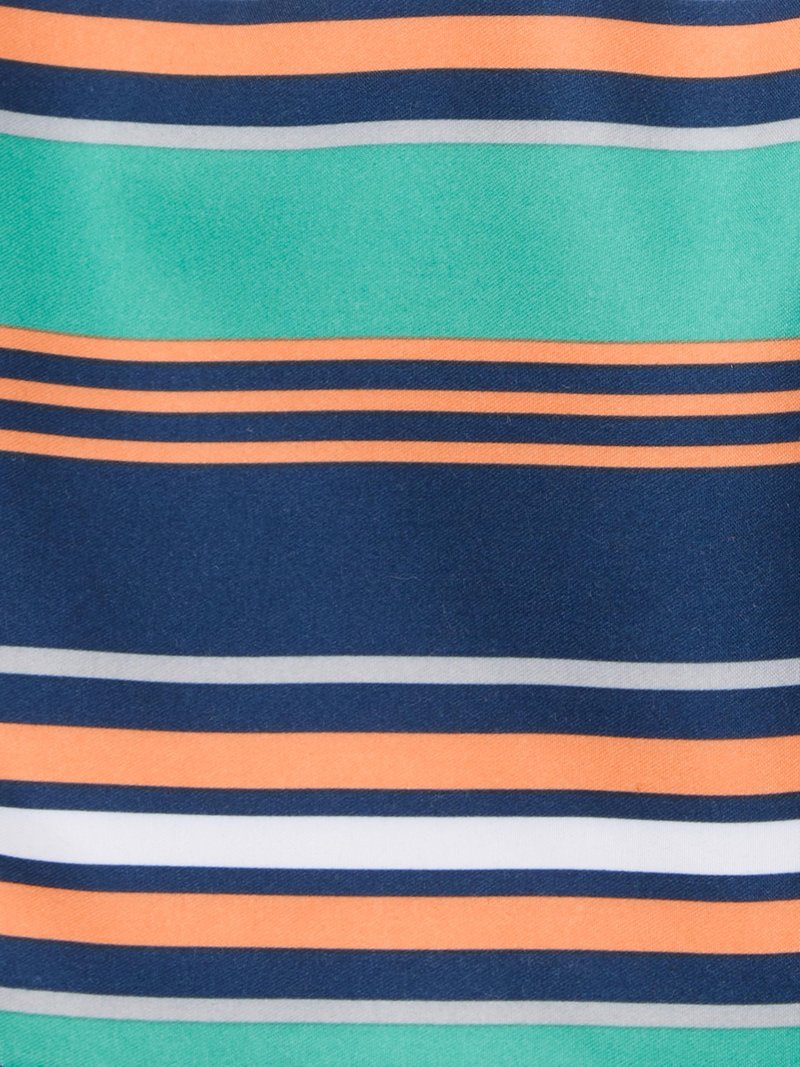Simple Joys by Carter's Toddler Boys 2-piece Swimsuit Trunk and Rashguard, Orange Blue Ship, 5T