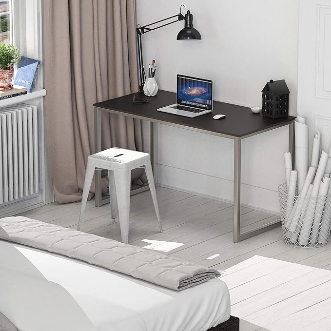 SHW Mission 48-Inch Home Office Computer Desk, Espresso