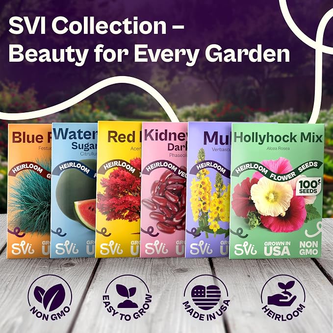 SVI 1900 Common Mint Seeds (Mentha spicata) – Aromatic Mint Seed Packets, Spearmint Leaves Seed Starting – Heirloom Herb Seeds for Outdoor Garden & Indoor Herb Garden Containers, Raised Beds