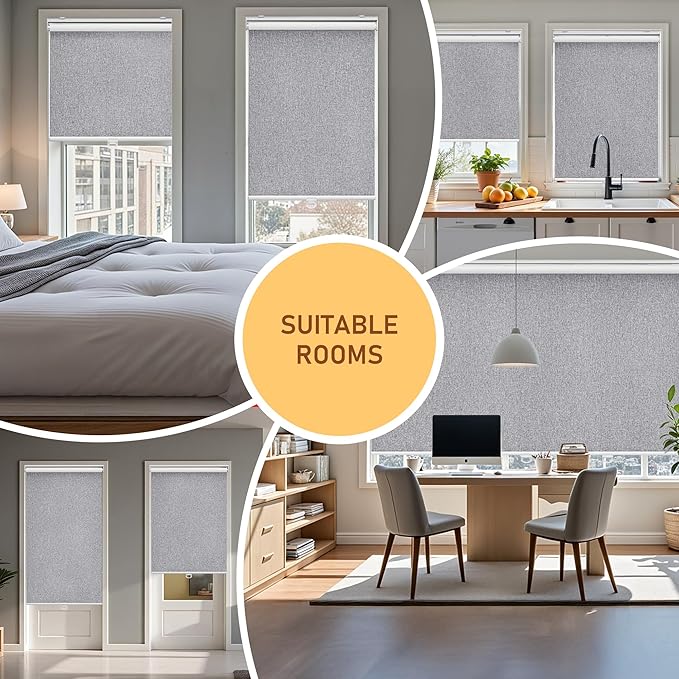 Cordless Roller Shades Blackout Blinds