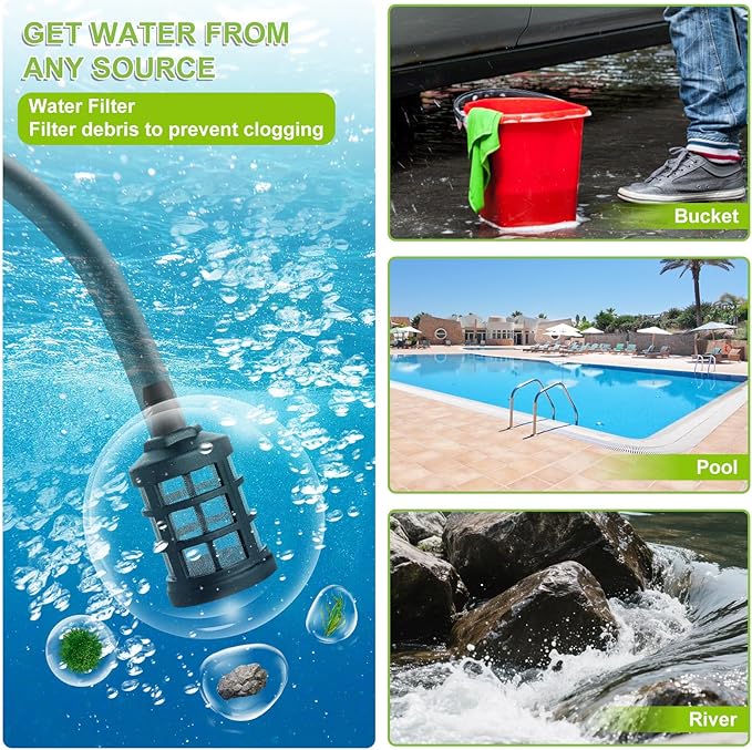 KEPEAK Cordless Pressure Washer, 1450PSI Portable Power Washer with 6-in-1 Nozzle, 21V Hand Held Pressure Washer with Battery, Electric Power Cleaner for Car, Garden, Home