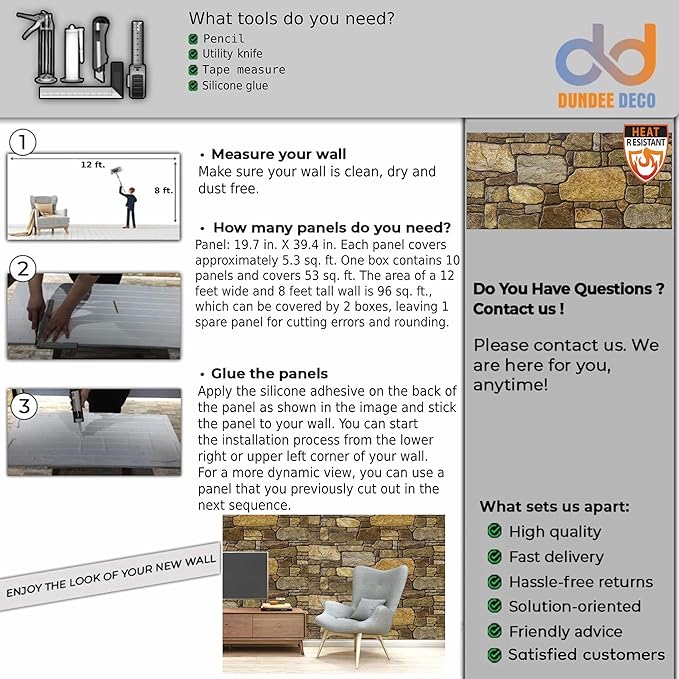 Dundee Deco 3D Wall Panels