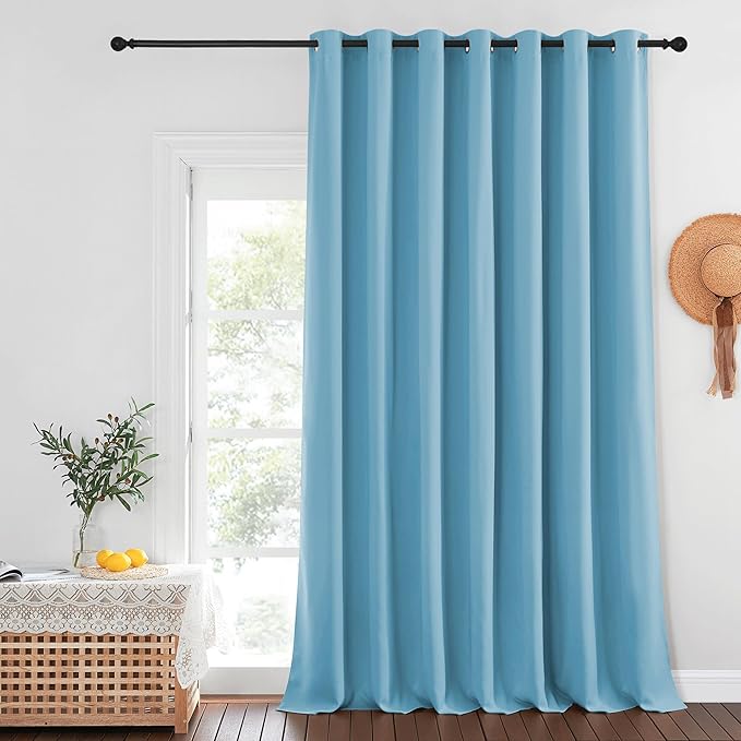 NICETOWN Blackout Patio Curtains 100 x 144 Inches Long