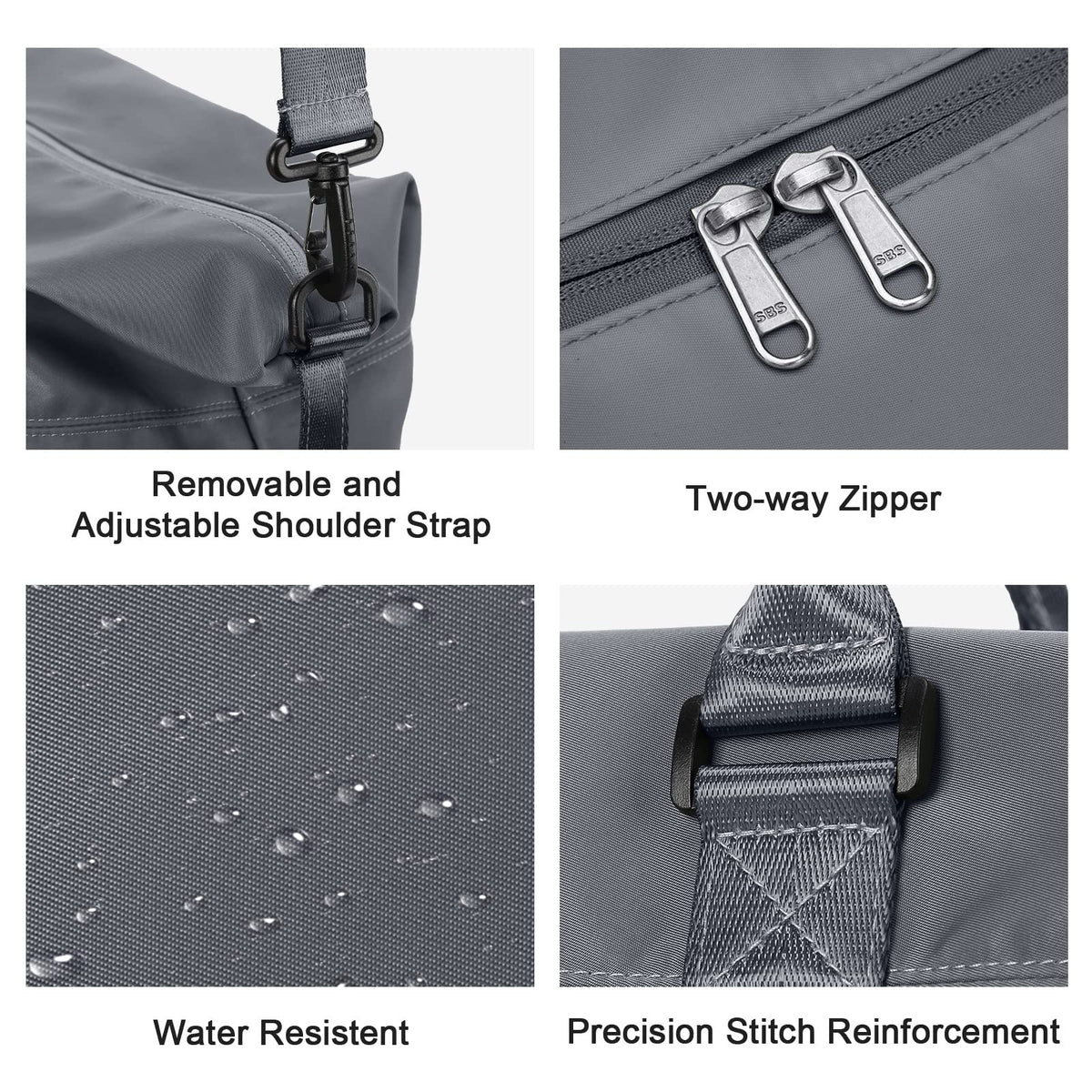 Travel Duffel Bag, Carry-on Overnight Weekender Bags for Women