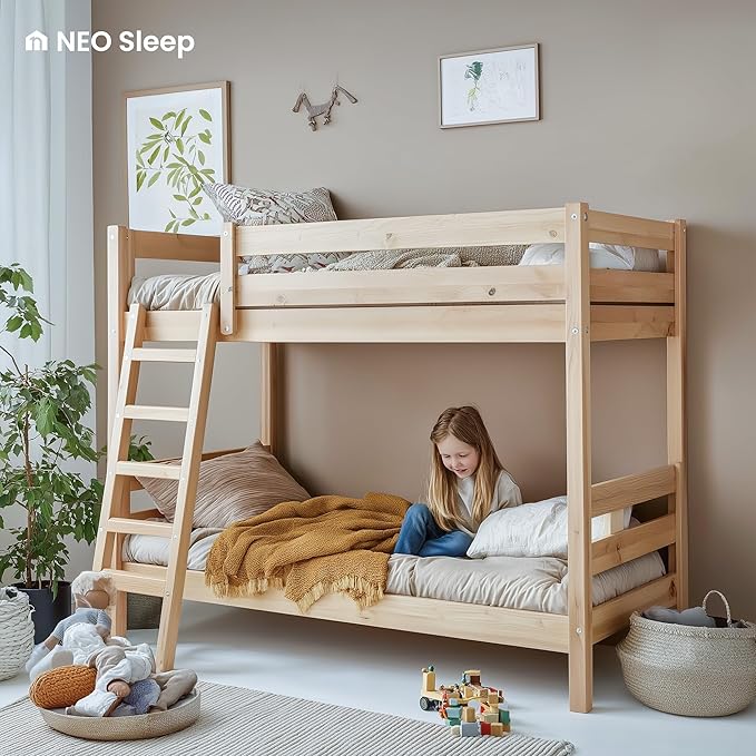 Neo Sleep 10 Inch Twin Cooling Gel Memory Foam Medium Firm Mattress Cool Sleep Pressure Relief CertiPUR-US Certified Foam, Mattress-in-a-Box Kids and Adults No Fiberglass (Twin, 10 in)