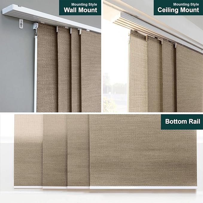 CHICOLOGY Panel Track Vertical Blinds