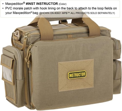MAXPEDITION Instructor Patch - Durable Tactical Gear for Outdoor Adventures