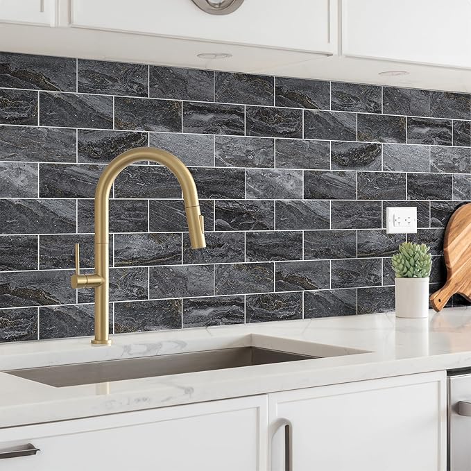 StyloVue 100 Pieces Peel and Stick Backsplash