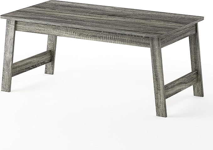 Furinno Beginning Coffee Table, French Oak Grey , 19.45D x 35.59W x 15.63H in