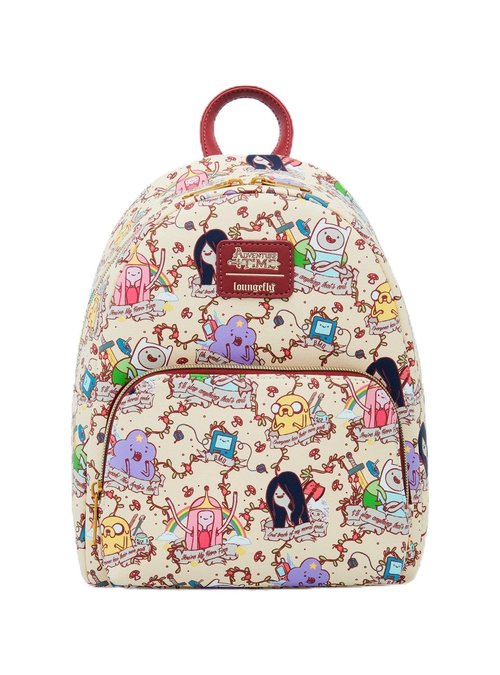 Loungefly Adventure Time Banner Mini Backpack PURPLE NONE