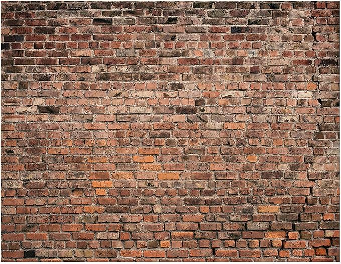 YYNXSY 7X5FT Large Fabric Brick Background