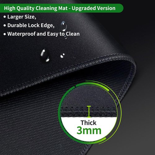 ILANSIN Premium Gun Cleaning Mat 【3 Sizes to Choose】 - Large and Thick, Oil and Solvent Resistant - Non Slip, Perfect Gun Mat for Cleaning - (Handgun, Rifle and XL Firearms) — Medium Mat(20"x 16")