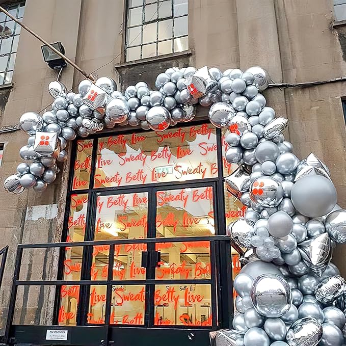 PartyWoo Silver Balloons 20pcs 18 Inch Silver Latex Helium Balloons for Birthday Wedding Anniversary Graduation Bachelorette Engagement Bridal Shower Retirement Party Decorations Silver-G102