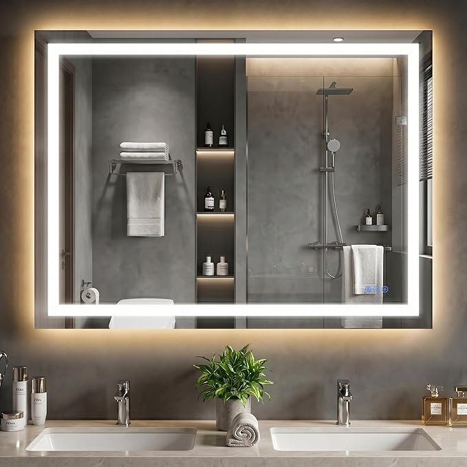 Antok 36"x 48" LED Bathroom Mirror