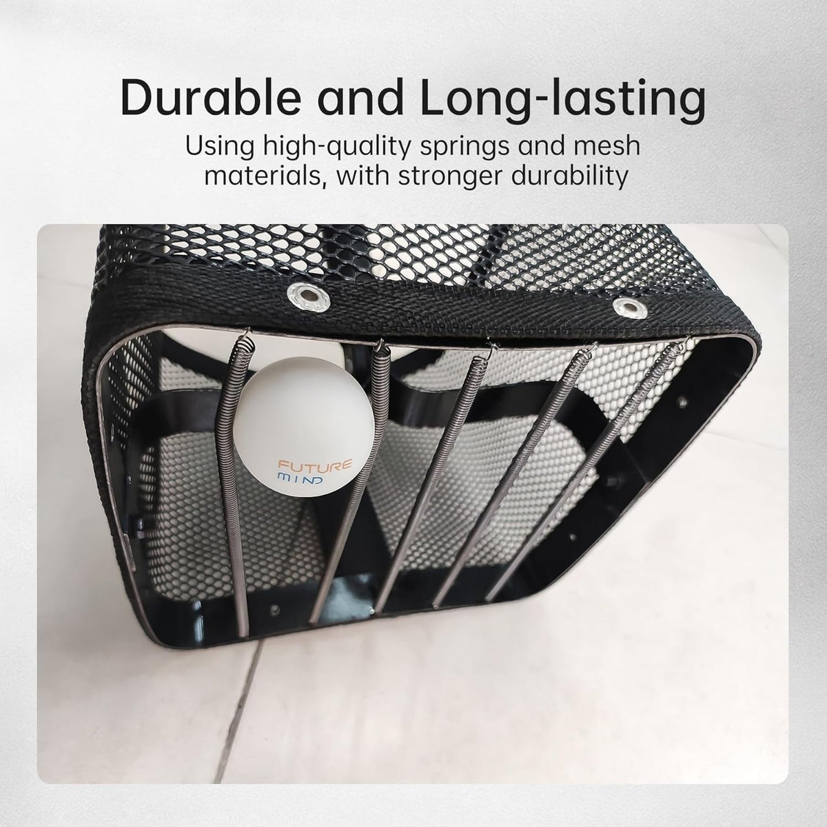 PONGBOT Ping Pong Ball Collector - Retractable Design Holds Over 150 Balls | Ideal for Easy Storage