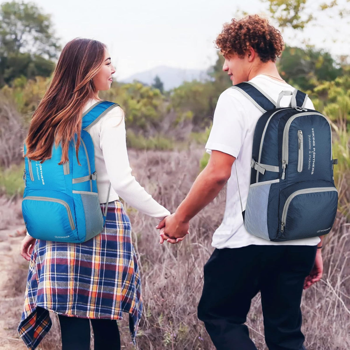 ZOMAKE Lightweight Packable Backpack - 35L Light Foldable Hiking Backpacks Water Resistant Collapsible Daypack for Travel(Dimgray)