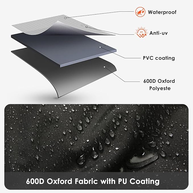 Grill Cover for Monument 24" Grill Griddle 55000 and 56000, 24 Inch Heavy Duty & Waterproof, Barbecue Tabletop Griddle Grill Cover