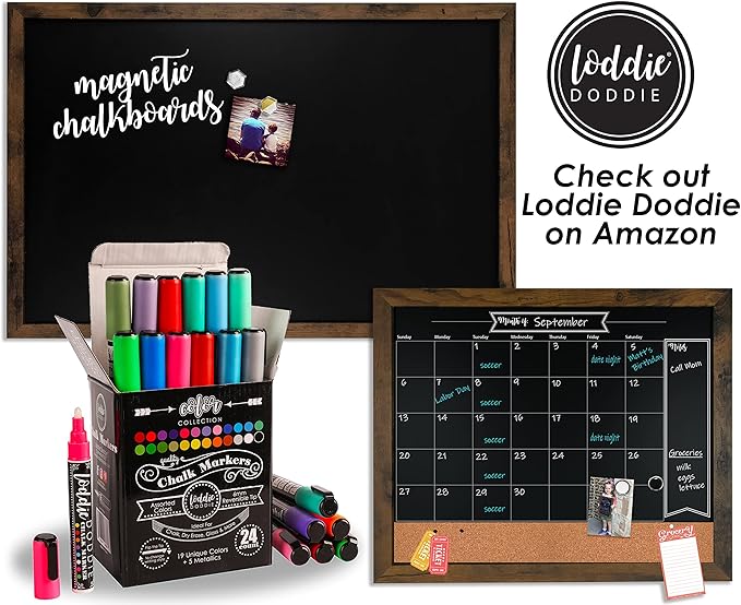 Loddie Doddie Magnetic Chalkboard - 46 in x 34.5 in