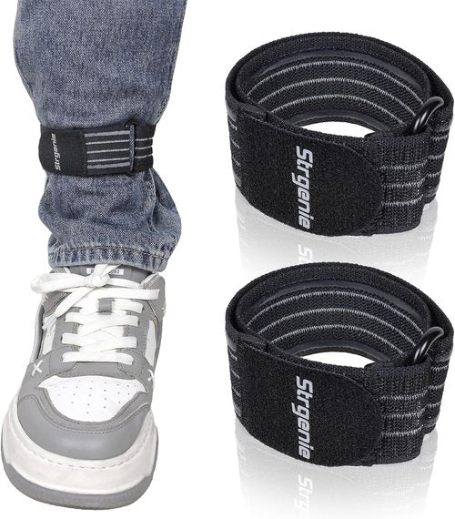 Elastic Boot Straps - Anti-Slip Cowboy Boot Ankle Straps for Adjustable Pant Legs