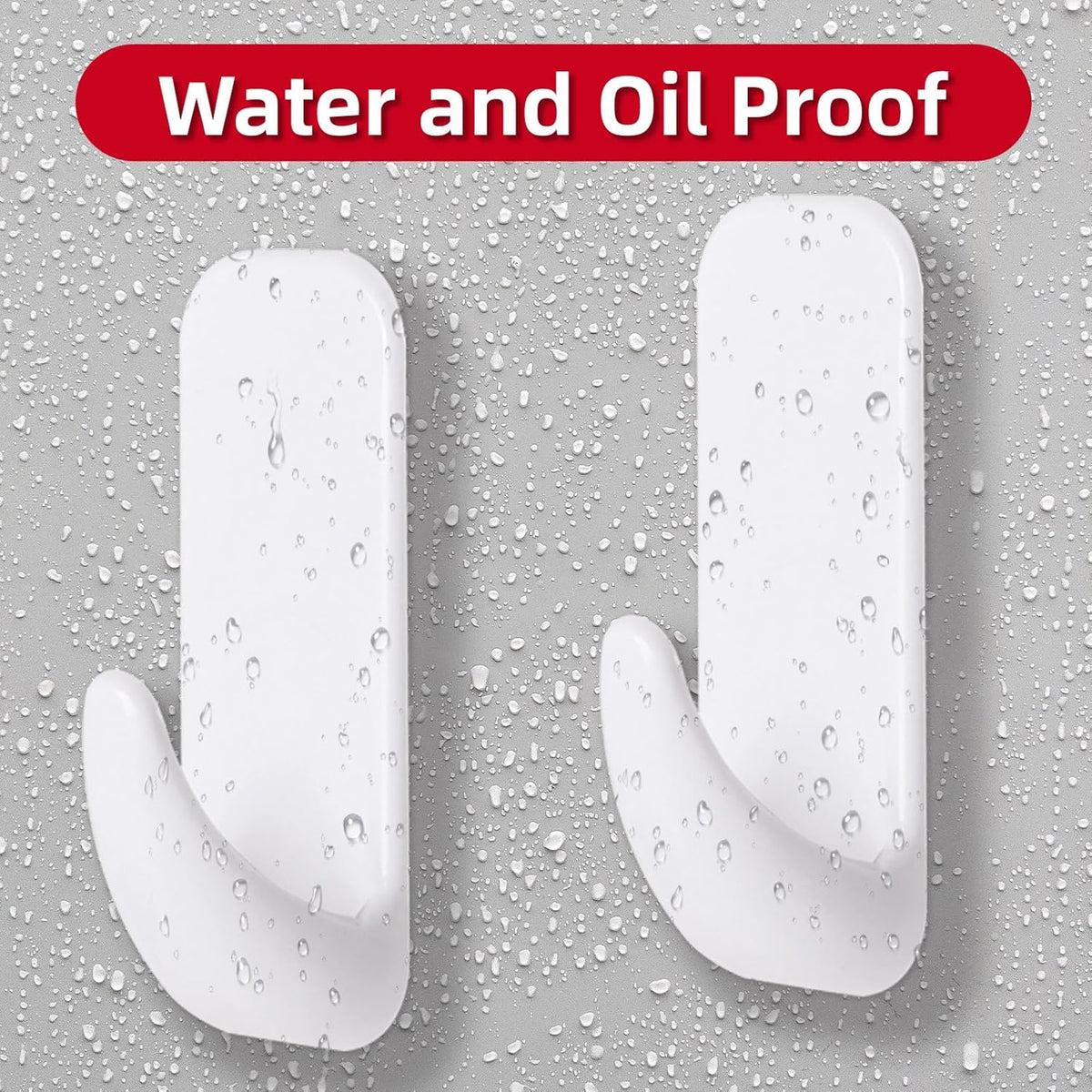 Wall Hooks for Hanging Heavy Duty, Large 12 Self Adhesive Wall with 16 Strips no Damage, Sticky for Key, Shower,Towel, Coat, Door, Hat