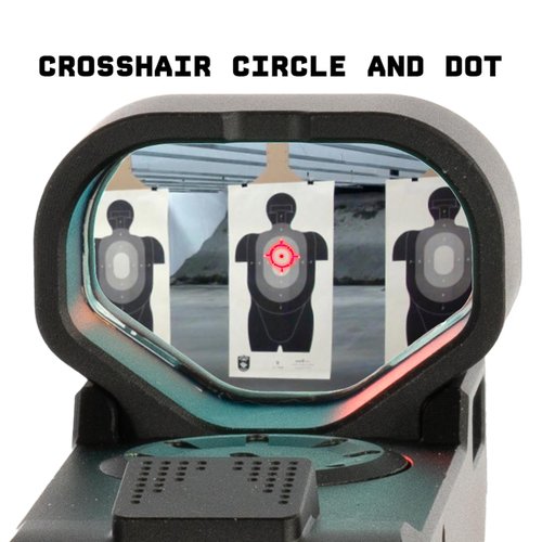 Monstrum Ares Open Reflex Red Dot Sight for Rifles and Long Guns | with Shake Awake Illumination