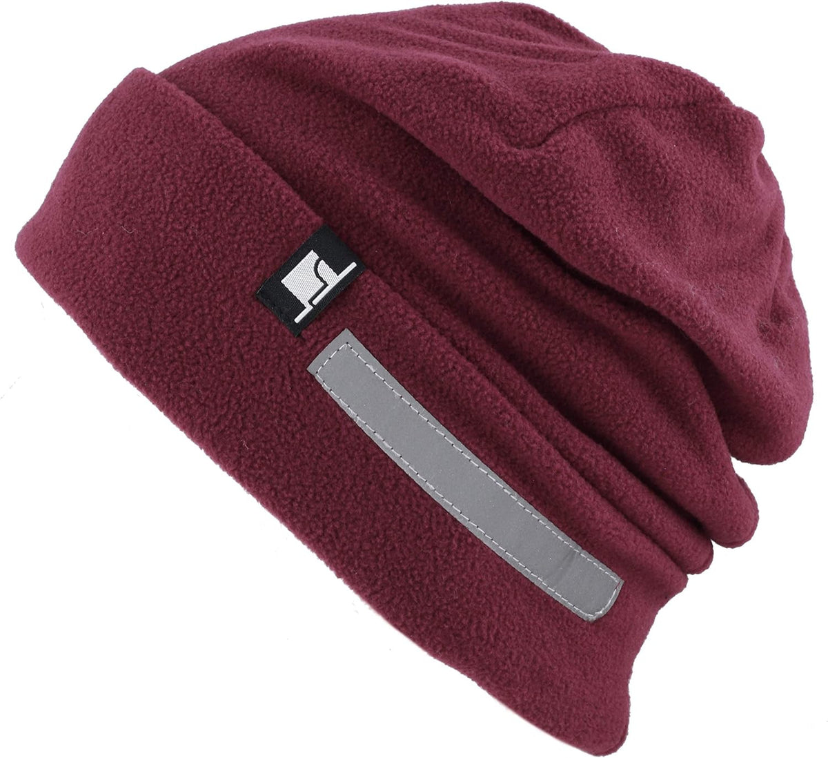 The Hat Depot Fleece Winter Functional Beanie Hat Cold Weather-Reflective Safety for Everyone Performance Stretch