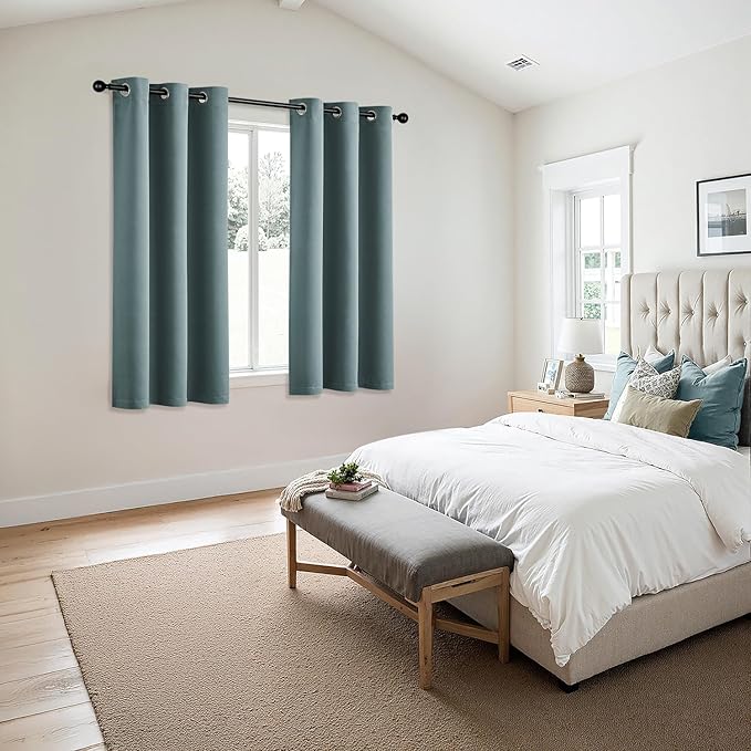 MIULEE Blackout Curtains for Bedroom Living Room 2 Panels, Thermal Insulated