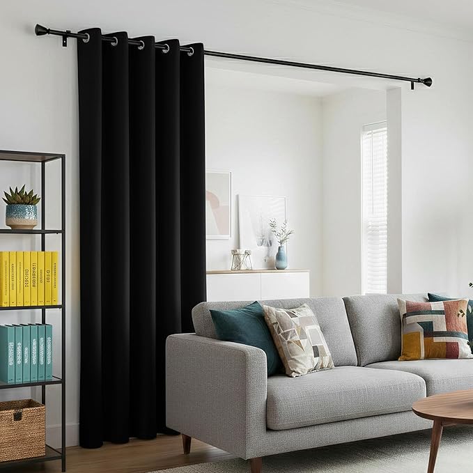 BONZER Black Curtain Dividers