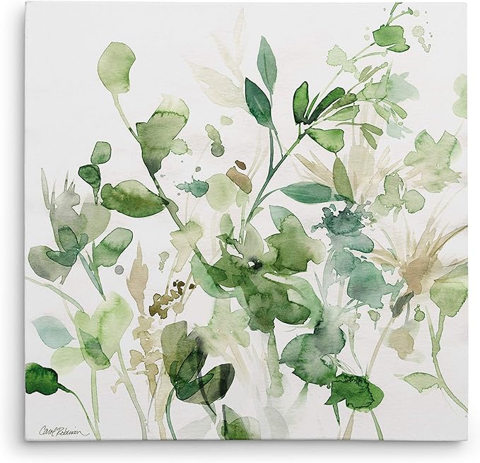 Wexford Home Sage Garden I Gallery Wrapped Canvas Wall Art, 10x10,