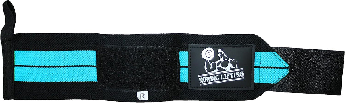 Wrist Wraps for Weightlifting & Powerlifting - Durable Support Straps with Thumb Loop (1 Pair) - Essential Gym Gear for Men & Women