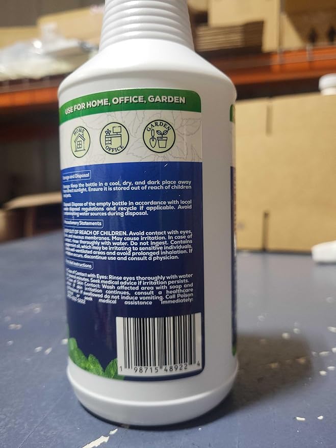 All Natural Peppermint Oil Insect & Pest Control Spray Repels Mice, Spiders, Ants, for Home, Indoor, Outdoor, Garden Maximum Strength Smart Grower Ready to Use 16 FL OZ